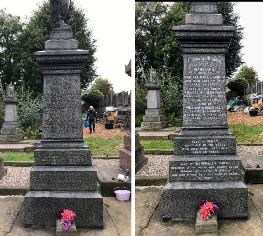 Mary Ann Skirrow - before and after